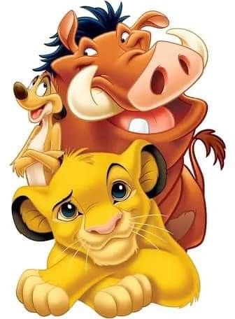 Simba, Timon & Pumba Le Roi Lion Disney, Roi Lion Simba, Timon And Pumbaa, Il Re Leone, Cartoon Disney, Disney Cartoon Characters, King Simba, Lilo Et Stitch, Lion King Simba