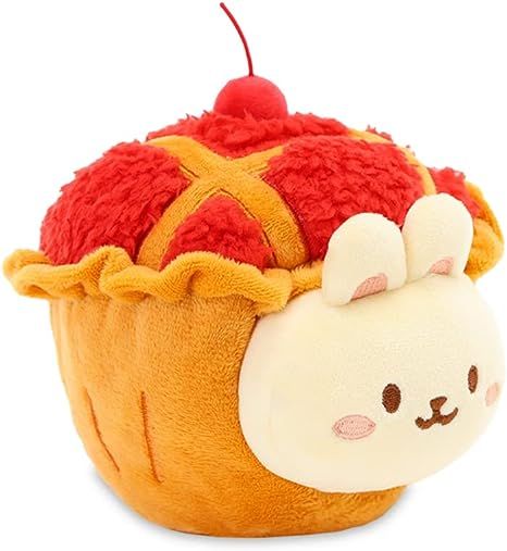 Amazon.com: Anirollz 6" Official Stuffed Animal Plush Cream Pie Bakery Toy |Soft, Squishy, Warm, Cute, Comfort, Safe| Pillow with Kitty Bunny Fox Chicken - Birthday Graduation Gift - Puppy : Toys & Games Bakery Theme, Pie Bakery, Food Plushies, Food Pillows, Small Bakery, Sweet Gift Ideas, Loaf Of Bread, Stuffed Animal Cat, Kawaii Bunny