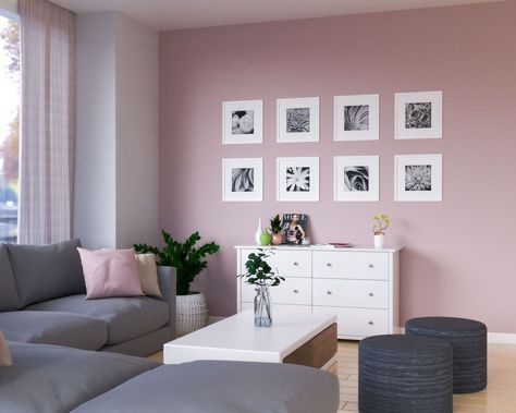 [Ad] 14 Impressive Living Room Paint Color Ideas Insights You Have To See This Winter #livingroompaintcolorideas Drawing Room Colour, Pink Accent Wall, Cleanser Products, Pink Accent Walls, Pastel Living Room, Dnevna Soba, Room Color Combination, Wall Color Combination, Living Room Wall Color