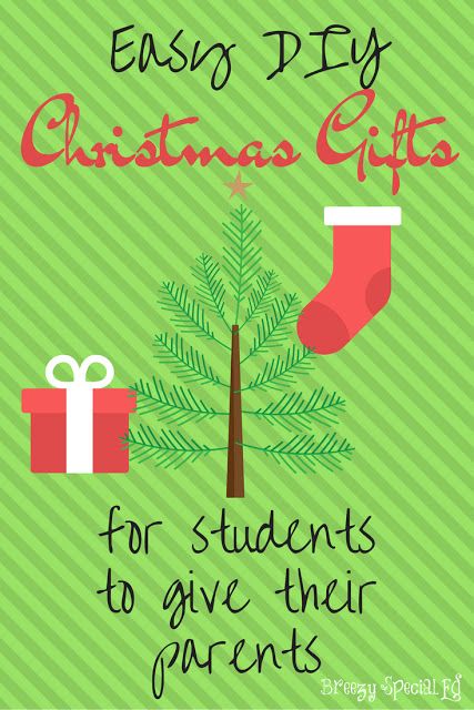 Breezy Special Ed: Parent Gifts your Students can Make (and parents w... Parent Gifts From Students, Gifts For Parents From Students, Gifts From Students To Parents, Easy Parent Gifts, Christmas Presents For Parents, Students Life, Life Skills Curriculum, Life Skills Classroom, Teaching Life Skills