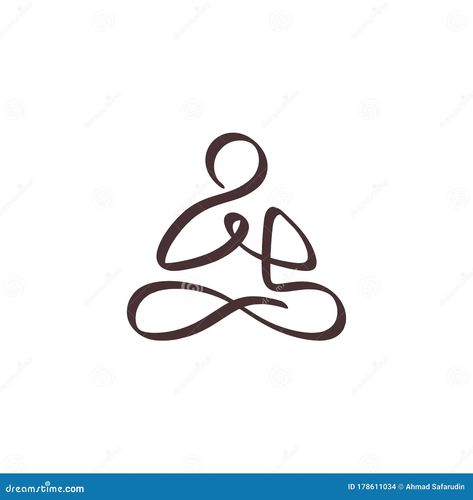 One line meditation drawing. Continuous hand drawn minimalism sketch person doing yoga in lotus position, vector illustration. Illustration about beautiful, guru, black - 178611034 Meditation Clipart, Sketch Person, Meditation Drawing, Drawing Cartoon Characters, Meditation Art, Line Art Tattoos, Line Art Design, Sketch Ideas, Yoga Art