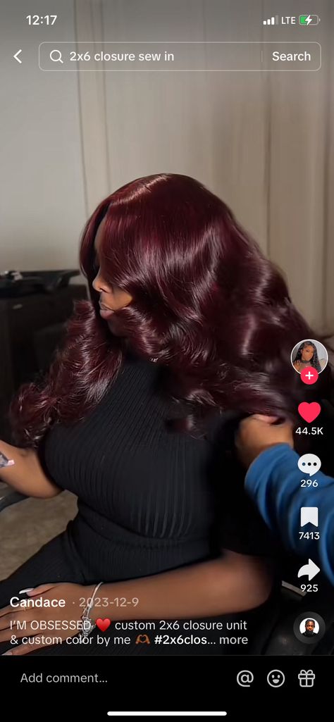 Red Hair On Brown Skin, Black Woman Red Hair, Deep Burgundy Hair, Cherry Cola Hair Color, Red Hair Outfits, Burgundy Red Hair, Dark Burgundy Hair, Burgundy Hair Dye, Burgundy Wig