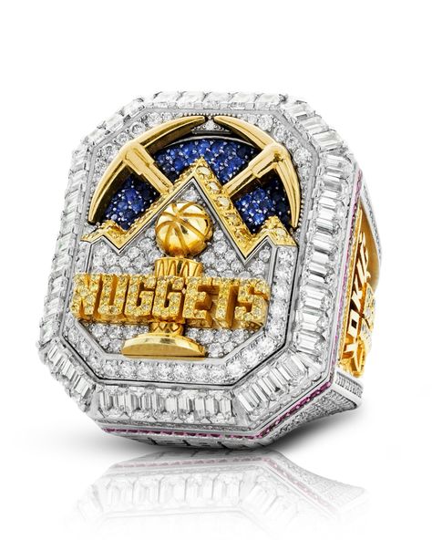 Nba Rings, Nba Championship Rings, Nba Championship, Nba Championships, Championship Rings, World News Today, Denver Nuggets, The Ring, Yellow Diamond