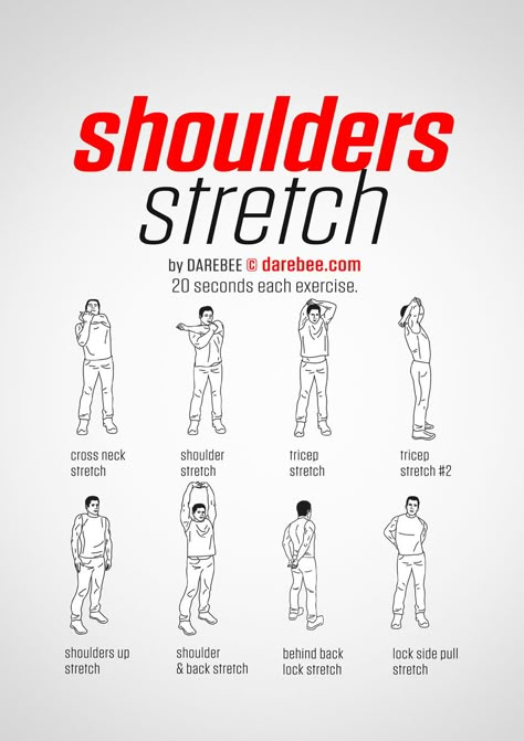 Shoulder Stretch  Workout | Posted By: CustomWeightLossProgram.com. Best Shoulder Stretches, Shoulder Stretches Before Workout, Static Arm Stretches, Sore Arm Stretches, Shoulder Streching Excersise, Arm Cool Down Stretches, Stretches To Loosen Shoulders, Arm Stretching Exercises, Sore Shoulder Stretches