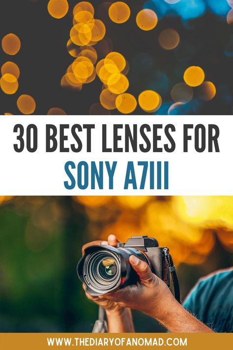 Mirrorless Camera Photography, Sony Mirrorless Camera, Sony Lens, Sony Lenses, Photography Settings, Sony A7iii, Sony Photography, Camera Tips, Camera Sony