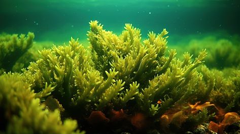 Seaweed Underwater Green Plants Algae In Sea#pikbest#Backgrounds#Others Underwater Algae, Seaweed Aesthetic, Seaweed Underwater, Sea Backgrounds, Underwater Aesthetic, Cosmetic Web, Green Pond, Underwater Plants, Sea Plants