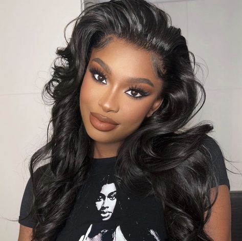 Coco Jones, Brown Girls Makeup, Makeup For Black Skin, Full Glam, Formal Makeup, Brown Skin Makeup, Cake Face, Birthday Hair, Hair Creations