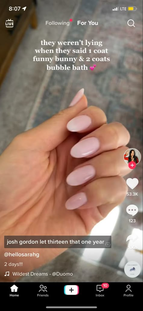 Classy Nails Dip Powder, Oval Nails Dip Powder, Pretty Dip Nail Colors, Summer Nail Inspo Dip Powder, Dip Oval Nails, Bunny Nails Acrylic, Classy Oval Nails, Dip Almond Nails, Oval Dip Nails