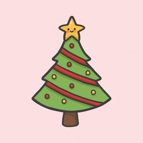 Árbol de navidad y estrella dibujados a ... | Free Vector #Freepik #freevector #freefondo #freelogo #freeflor #freenavidad Tree Drawing Simple, Merry Christmas Calligraphy, Christmas Tree Drawing, Cute Alpaca, Christmas Tree Star, Merry Christmas Ya Filthy Animal, Christmas Decorations Wreaths, Diy Gifts For Friends, Holiday Painting