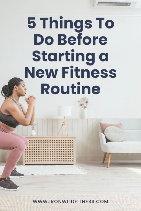 Starting a new fitness routine? Before you jump in, check out these five essential steps to set yourself up for success. From setting realistic goals to creating a schedule that works for you, this guide will help you build a solid foundation and avoid common mistakes. Whether you're just beginning or getting back into it, these tips will make your journey smoother and more rewarding. Save this for when you're ready to kick off your new routine! New To Working Out, How To Start An Exercise Routine, How To Start A Workout Routine At Home, Starting Fitness Journey, How To Start Working Out, Beginning Workout, Creating A Schedule, New Workout Routine, Strength Routine