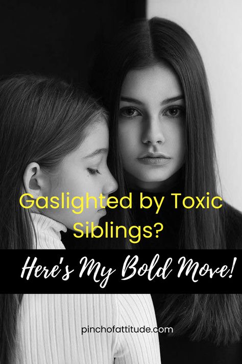 Gaslighted by toxic siblings? You're not alone! 🌟 My journey through sibling gaslighting was a tough ride, but I emerged stronger and wiser. Learn how I dealt with the manipulations from my toxic family members and found my path to recovery. This story is a beacon for anyone dealing with toxic sibling relationships and looking for ways to overcome gaslighting. 🌈 #toxicsiblings #toxicsiblingrelationships #toxicfamilymembers #siblinggaslighting #recoveryfromgaslighting #howtodealwithgaslighting Toxic Siblings, Toxic Family Members, Family Roles, Sibling Relationships, Toxic Family, Sibling Rivalry, Family Dynamics, Take Care Of Me, I Deserve