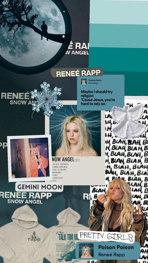 Renee rapp wallpaper! #reneerapp #snowangel #music Renee Rapp Computer Wallpaper, Renee Rapp Wallpaper Lyrics, Renee Rapp Wallpaper Lockscreen, Renee Rapp Wallpaper, Renee Rap, Towa Bird, Blonde Wife, Nae Nae, Renee Rapp