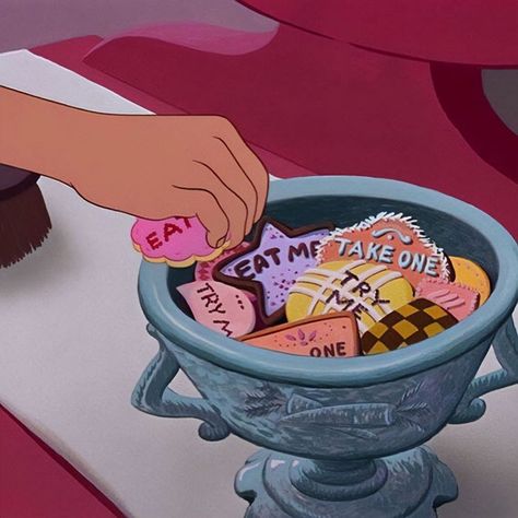 Pink River, Alice In Wonderland Aesthetic, Eat Me, Alice In Wonderland Party, Old Disney, Pinturas Disney, Disney Aesthetic, Disney Alice, Wonderland Party