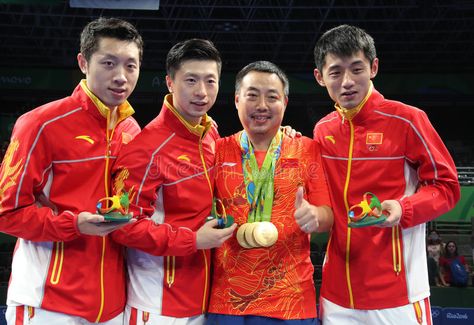 Men`s China team gold medal at the Olympic Games 2016. Women`s China team Xu Xin #Sponsored , #affiliate, #sponsored, #team, #Men, #China, #gold 2016 Olympic Games, The Olympic Games, About Women, Gold Medal, Olympic Games, Flyer Design, Rio De Janeiro, Red Leather Jacket, Photo Image