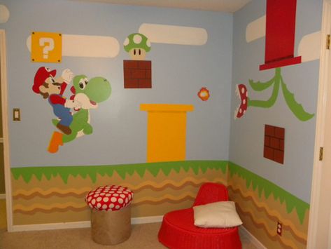 Ideas para habitaciones infantiles de Mario Bros – Inspiración y fotos Mario Bros Room, Living Underground, Mario Room, Kids Furniture Design, Boys Room Design, Cool Kids Bedrooms, Kids Bedroom Designs, Kids Bedroom Design