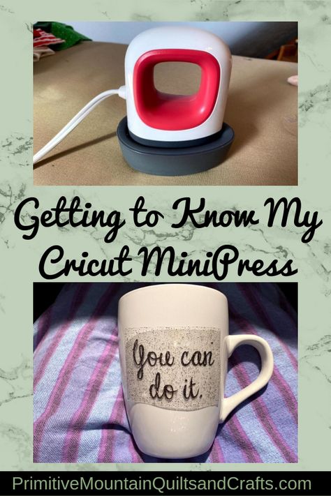 I got an MiniPress. I was a little skeptical about it when I opened it. This this is really small! So come along as I’m getting to know my Cricut MiniPress! Cricut Iron On Vinyl, Words On Wood, Cricut Help, Mountain Quilts, Cricut Explore Air, Cricut Craft Room, Silhouette Cameo Projects, Cricut Tutorials, Cricut Creations