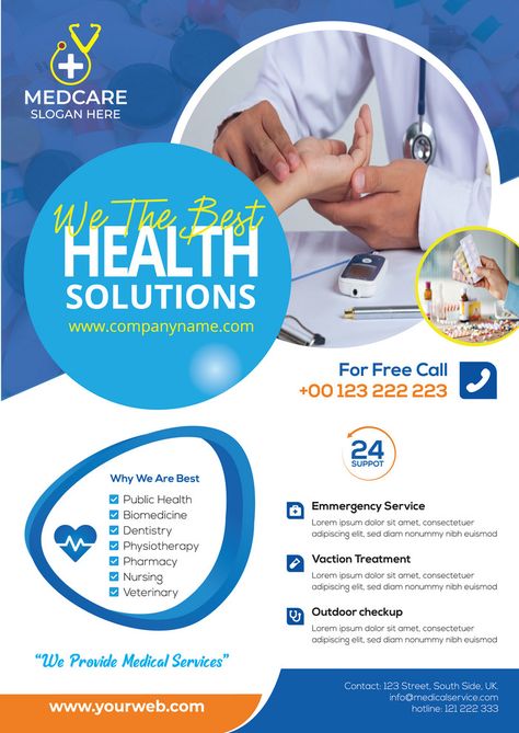 Pharmacy Flyer Design, Pharmacy Graphic Design, Pharmacy Design Graphics, Hospital Flyer Design, Medical Flyer Design, Pharmacy Images, Studio Background Ideas, Simple Resume Format, Medical Flyer