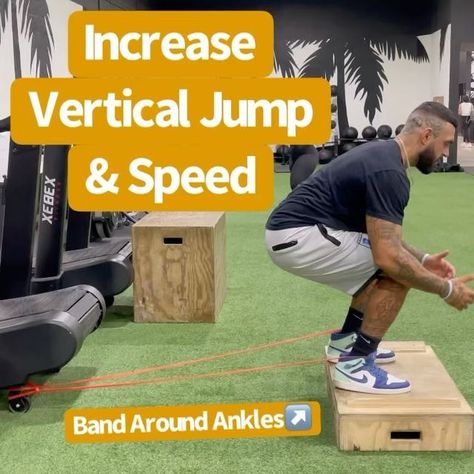 Increase Vertical Jump Workout, How To Sprint Faster, Increase Your Vertical Jump, Vertical Jump Workout, Jump Workout, Speed Workout, Vertical Jump, Speed Drills, Weight Room