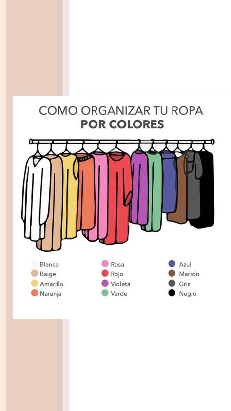 Color Coordinated Closet, Closet Hacks, Closet Colors, Clothes Closet Organization, Clothes Organization Diy, Color Combinations For Clothes, Boutique Interior, Home Organization Hacks, Study Style