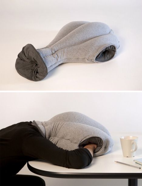 Self Snuggling: 7 Super-Cozy Full Body-Wrapping Seats | Urbanist Nap Pillow, Power Nap, Body Wraps, Take A Nap, Nap Time, Sleeping Bag, The Floor, Make Me Smile, I Laughed