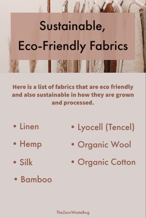 linen, Hemp, Silk, Bamboo, Lyocell, Organic Wool, organic cotton This Pin has been my TOP PIN for 3 days running Sustainable Fashion Quotes, Ethical Clothing Brands, Eco Friendly Brands, Product Shoot, Ethical Fashion Brands, Vie Motivation, Ethical Brands, Eco Friendly Clothing, Sustainable Fashion Brands