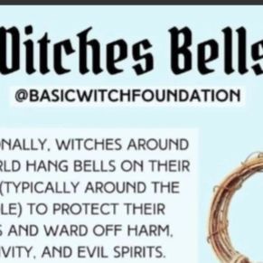 MoonMysticGoddess on Instagram: "Do you use witches bells to protect your home?

I have bells hanging on my front door, back door and i also have a set hanging inside my travel trailer.

#protection #witchesbells #witchcraft" Alchemy Symbols, Back Door, My Travel, Protecting Your Home, Back Doors, Evil Spirits, Inside Me, Alchemy, Travel Trailer