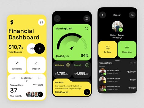 App Ui Design Inspiration, Bento Design, Fintech App, Application Ui Design, App Design Layout, Ui Design Trends, Mobile App Design Inspiration, App Interface Design, Finance App