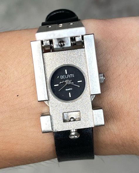 ✨ BELAMI FUTURISTIC FLIP-COVER QUARTZ WATCH / BA - 808L - Tha watch looks like a Tesla Cybertruck • SIZE : 23x32mm • COND : 90% • Pr : $205 included DHL shipping fee ( 1300 cá 🎣 ) • Buy more than 2 products, message me to get a good price ✨ • The products will be shipped using DHL’s fastest delivery service. • For quartz watches, we do not include batteries as they can pose a fire hazard. • Your order will be shipped one day after your purchase. • All items I sell are checked and funct... Tesla Cybertruck, Fire Hazard, Mens Style, A Fire, Delivery Service, Quartz Watch, Tesla, Time Piece, One Day