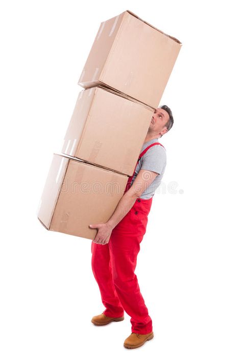 Man lifting bunch of heavy cardboard boxes. Mover man lifting bunch of heavy car , #AD, #heavy, #cardboard, #bunch, #Man, #lifting #ad Cardboard Person, Boxes Reference, Everyday Poses, Escape Velocity, Carrying Boxes, Life Drawing Reference, Body Reference Poses, Poses Reference, Human Poses Reference