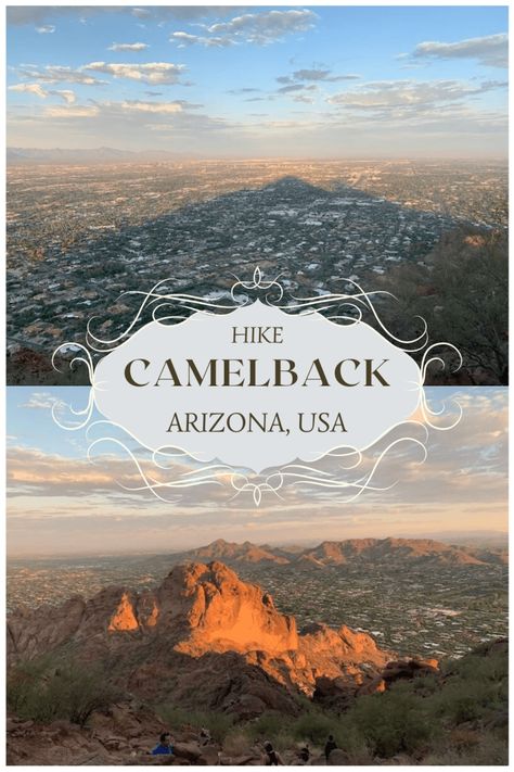 Camelback Mountain Arizona, Phoenix Skyline, Arizona City, Camelback Mountain, Arizona Hiking, Sonoran Desert, Sedona Arizona, Usa Travel Destinations, Mountain Hiking