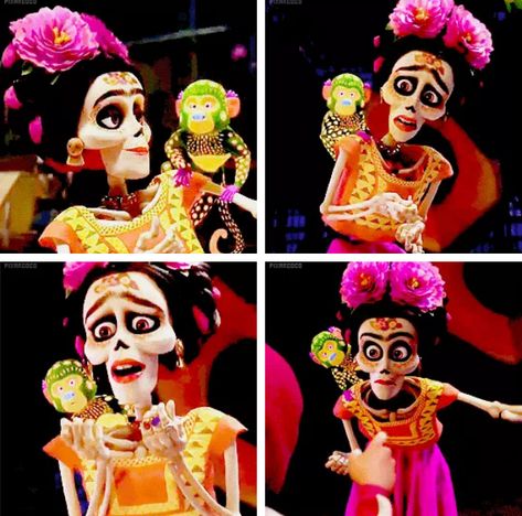 Frida Kahlo - Coco, 2017 Coco 2017, Coco Disney, Frida And Diego, Book Costumes, Pixar Movies, Disney Costumes, Halloween 2018, Art Event, Disney And Dreamworks