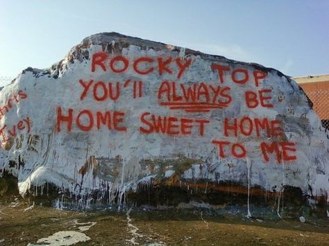 Rocky Top! You'll always be home sweet home to me! Rocky Top Tennessee, Tennessee Girls, Tennessee Volunteers Football, Orange Country, Go Vols, Tennessee Football, Rocky Top, Knoxville Tennessee, East Tennessee