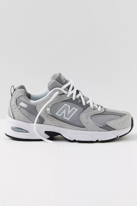 New Balance 530 Sneakers | Free People Cute Shoes Women, New Balance 530 Trainers, Nb Sneakers, Shoe Storage Ideas, Zapatillas New Balance, Pretty Sneakers, Grey New Balance, Pretty Shoes Sneakers, Chic Sneakers