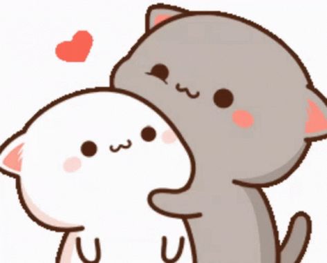 Cat Cute GIF - Cat Cute Hug - Discover & Share GIFs Cat Hug Gif, Calin Gif, Hug Gif, Cute Hug, What I Like About You, Chat Kawaii, Chibi Cat, Cute Bear Drawings, Cute Cartoon Images