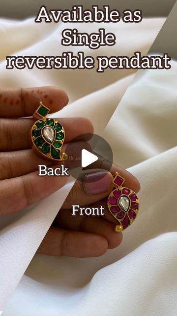 House Of Jhumkas™️ By Amritha on Instagram: "Also available just as a pendant that you can pair it with any maala or choker of your choice ❤️ Exclusively from @house_ofjhumkas 
Made in Brass and original Kundan stones ✅
Light weight ✅
Premium collection ✅
Ready to ship ✅

✨___________________________
For prices and booking- visit houseofjhumkas.com➡️SHOP➡️ORIGINAL KUNDAN/PURE SILVER collection or DM us for direct product link. 
___________________________________
 #houseofjhumkas 
#shopsmall #bridesofindia #guttapusalu #pellikuthuru #templejhumkas #kundanjewellery #southindianjewellery #bridesofhyderabad #tamilbride #chaandbalis #kundanchandbali #jaipurjewellery #artistsofindia #handmadeearrings  #desi #desiwedding #bridesofindia #bridesofkerala #enameljewelry" Gutta Pusalu, Tamil Brides, Silver Collection, South Indian Jewellery, Desi Wedding, Kundan Jewellery, Enamel Jewelry, Pure Silver, Small Shop