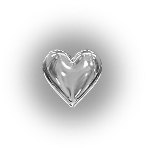 Shiny Heart Tattoo, White Heart Aesthetic, Silver App Icons, Acubi Pfp, Inspo Wallpaper, Gray Heart, Simple Iphone Wallpaper, Iphone App Layout, App Layout