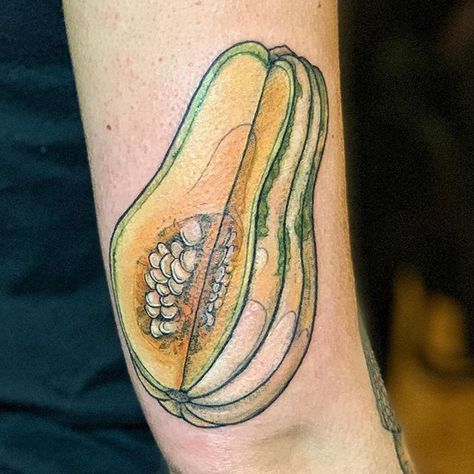 Fresh Butternut Squash on Alyssa’s veggie sleeve 🧡 Squash Tattoo, Butternut Squash, Tattoos