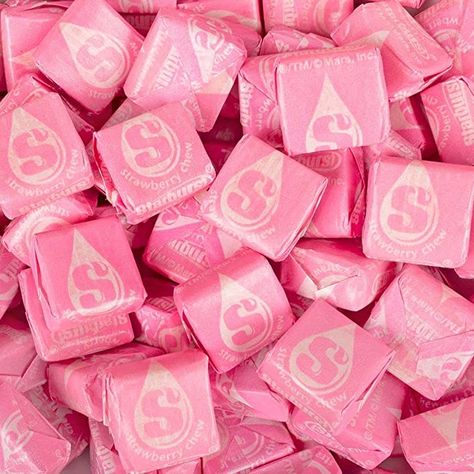 Pink Aesthic, Pink Hershey Kisses, Personalized Candy Wrappers, Personalized Chocolate Bars, Fruit Chews, Pink Starburst, Online Candy Store, Strawberry Candy, Milk Chocolate Candy