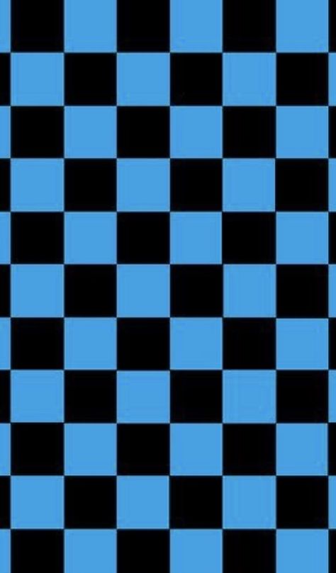 Blue Checkerboard Wallpaper, Checkered Pattern Design, Black And Blue Wallpaper, Light Blue Aesthetic, Phone Stuff, Blue Wallpaper, Colorful Wallpaper, Blue Wallpapers, Blue Aesthetic