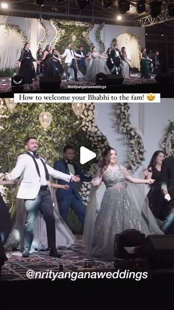 Nrityangana Wedding Choreography on Instagram: "The only acceptable level of energy when you dance for your Bhai & Bhabhi! 😍🤩  Tag your squad who you’re gonna dance like this with! ⬇️  Choreography: @nrityanganaweddings  Shot by: @thedivinesutra  . . . #SaVarGaye #brotherswedding #weddingdance #weddingsurprise #sangeetchoreography #groupdance #cousins #cousinsquad #veereydiwedding #veereykiwedding #punjabiweddingdance  @wedmegood @weddingwireindia @weddingsutra @weddingbazaarofficial @theweddingbrigade @weddingz.in" Dance For Wedding, Engagement Songs, Wedding Choreography, Welcome Songs, Comedy Dance, Wedding Dance Songs, Wedding Dance Video, Dance Songs, Group Dance