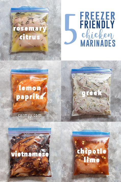 Citrus Chicken Marinade, Easy Chicken Marinade, Meat Marinade, Chicken Marinade Recipes, Freezer Meal Prep, Perfect Chicken, Marinade Sauce, Chicken Marinade, Marinade Recipes