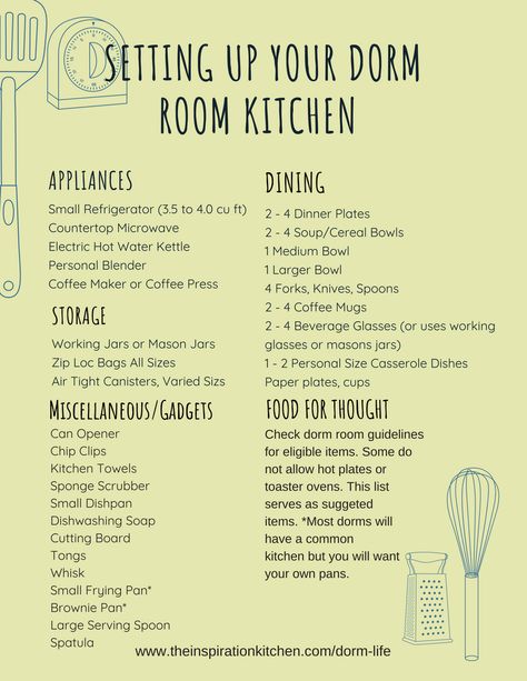 Key things to remember for your dorm room kitchen. Diy Dorm Kitchenette, Diy Dorm Kitchen, Dorm Cooking Aesthetic, Dorm Kitchen Aesthetic, Dorm Room Kitchenette, Dorm Cooking Appliances, Dorm Kitchenette, Dorm Room Kitchen Ideas, Dorm Room Kitchen Area