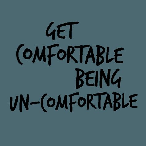 How To Get Comfortable Being Un-Comfortable -- Challenge yourself today to do ONE thing you’ve been resisting because you think it’s too uncomfortable... What is it? Identify it. Take action on it. And prepare to experience massive growth and success once you decide to do so. Invest Your Energy Quotes, Manifest Good Health, Uncomfortable Quote, Comfortable Being Uncomfortable, Vision Board Affirmations, Babe Quotes, Reminder Quotes, Life Motivation, Happy Thoughts