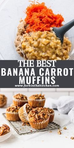 Easy Banana Bread Recipes, Banana Carrot Muffins, Bread Banana, Weekday Breakfast, Carrot Cake Muffins, Carrot Muffins, Cozy Weekend, Make Banana Bread, Carrot Recipes