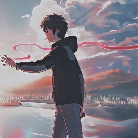 Your Name Anime, Best Anime Couples, Cute Couple Wallpaper, Matching Wallpaper, Cool Anime Wallpapers, Couple Wallpaper, Anime Couples Manga, Cool Anime Pictures, Anime Best Friends