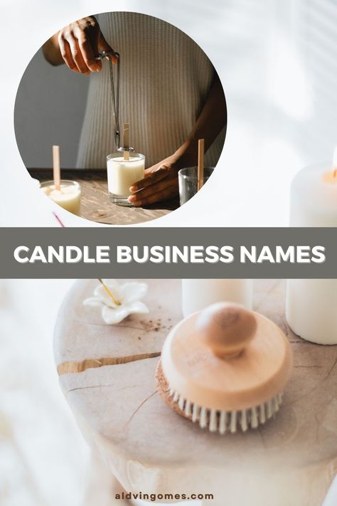 🕯️ Elevate Your Ambiance with Elegance! 🌟 Explore our curated collection of enchanting candle business names. From timeless classics to whimsical wonders, find the perfect name for your luminous venture. #CandleBusiness #BrandNaming #AmbianceMatters ✨ Candle Names Unique, Candle Business Names Ideas, Candle Business Names, Candle Names, Business Name Ideas, Candle Bar, Aesthetic Names, Winter Candle, Candle Business