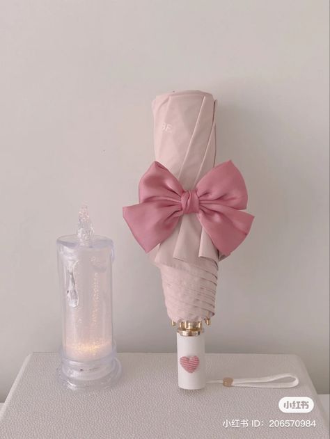 Roses Flowers Bouquet, Barang Aesthetic, Coquette Girls, Aesthetic Hearts, Lights Interior, Desktop Shelf, Cute Umbrellas, Bows Ribbon, Pink Umbrella