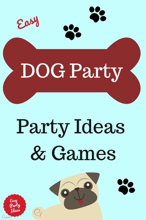 Dog Themed Birthday Party Ideas Games, Barkday Party Ideas, Dog Birthday Games For Dogs, Puppy Themed Party Games, Dog Theme Party Games, Dog Themed Games, Dog Birthday Games, Dog Yappy Hour Ideas, Dog Event Ideas