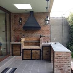 Brick Bbq, Terrace Kitchen, Barbecue Design, Outdoor Barbeque, Backyard Grilling, Barbecue Area, Outdoor Kitchen Patio, Outdoor Gazebos, Beautiful Outdoor Spaces