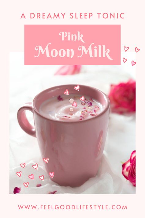 Moon Milk Recipe, How To Make Pink, Moon Milk, Milk Tea Recipes, Tea Drink Recipes, Cozy Drinks, Refreshing Drinks Recipes, Nighttime Routine, Superfood Recipes